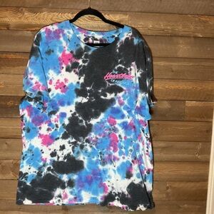 Chevrolet Heartbeat of America Tye Dyed Short Sleeve Graphic T-Shirt Men’s 2X